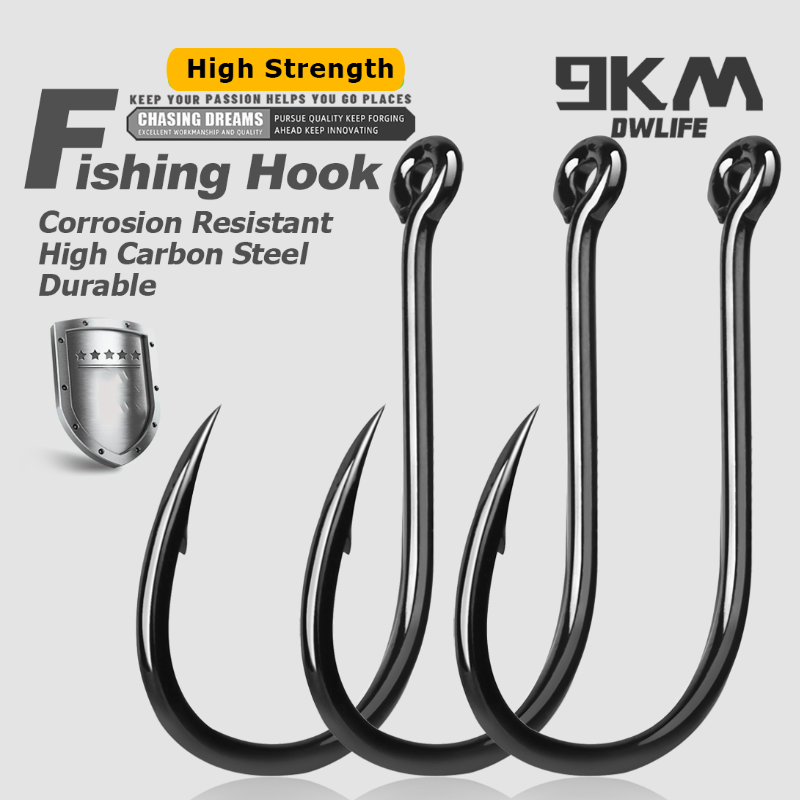 Fishing Hook Barbless - 9KM Iseama Fishing Hooks 50~200Pcs Carp