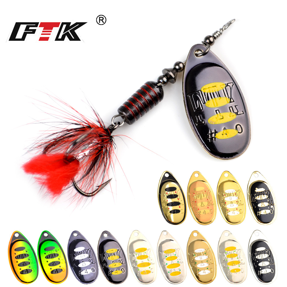 Fishing Hook Treble - NGB 1pcs Spinner Bait Spoon Lures