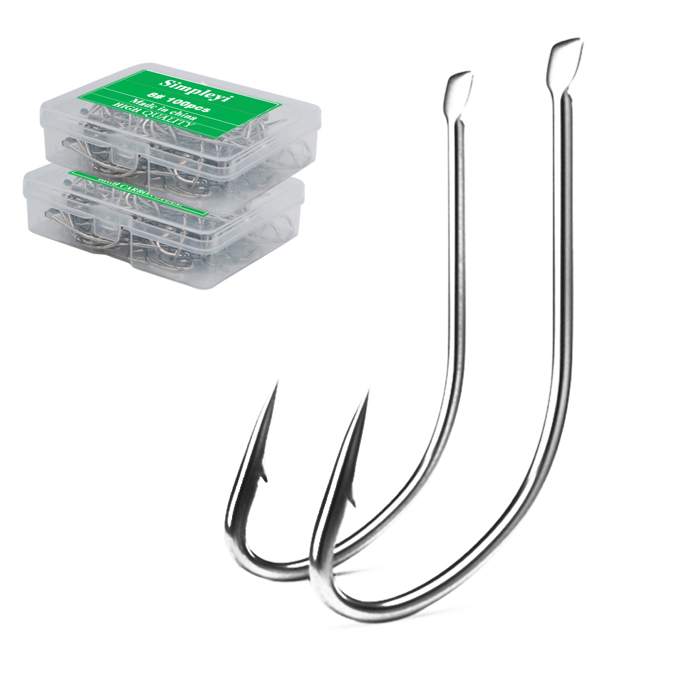 Fishing Hook Assortment - 100pcs/box Iseama Circle Carp Fishing Hook