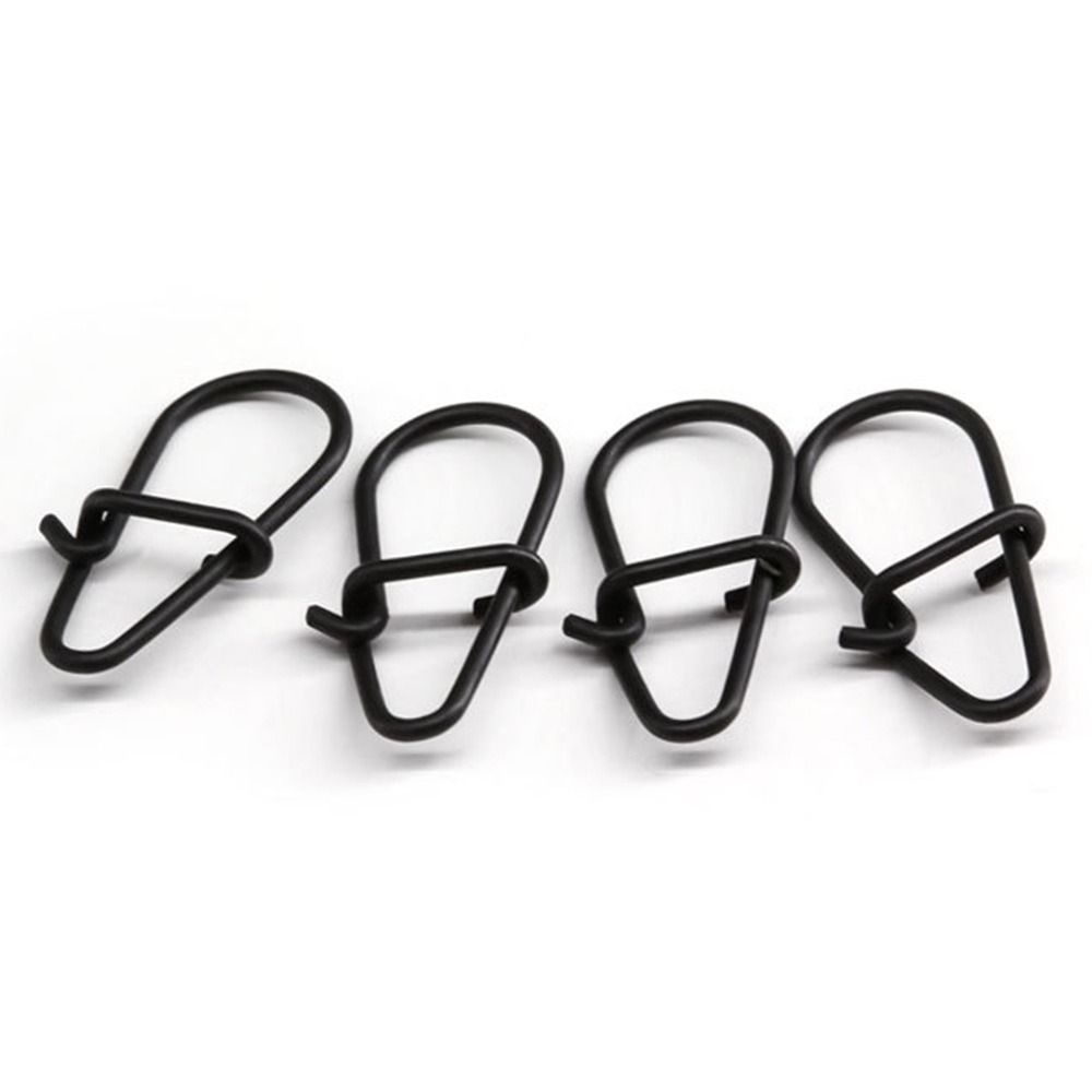 100Pcs/lot Matte black Snap Fi - Fishing Hook Box recension och pris