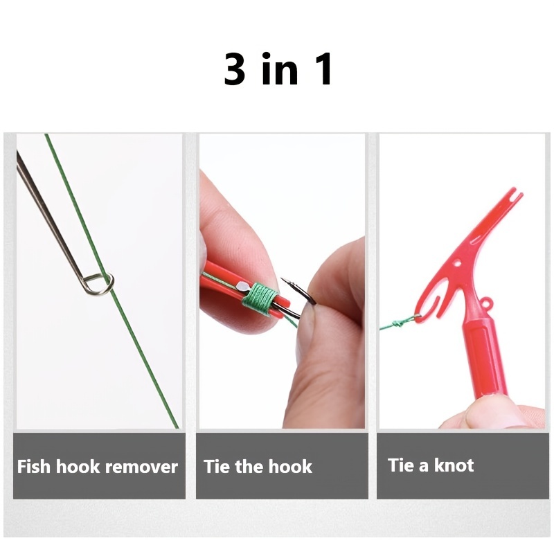 1pc 3 in 1 Extractor Fishing U - Fishing Hook Sharpener recension och pris