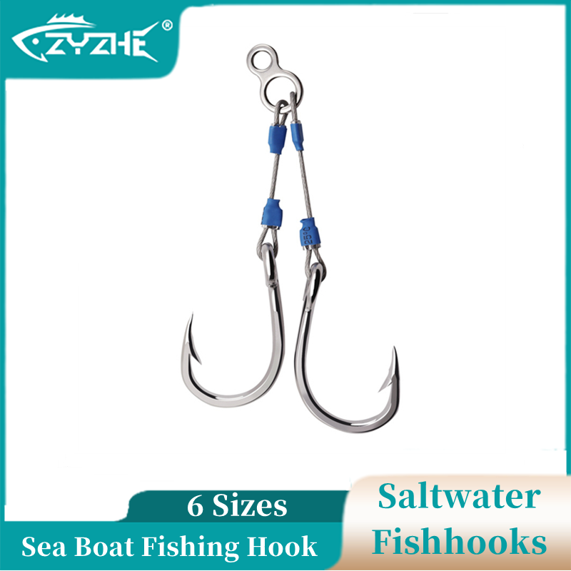 ZYZHE Steel Wire Jig Assist Ho - Fishing Hook Barbless recension och pris