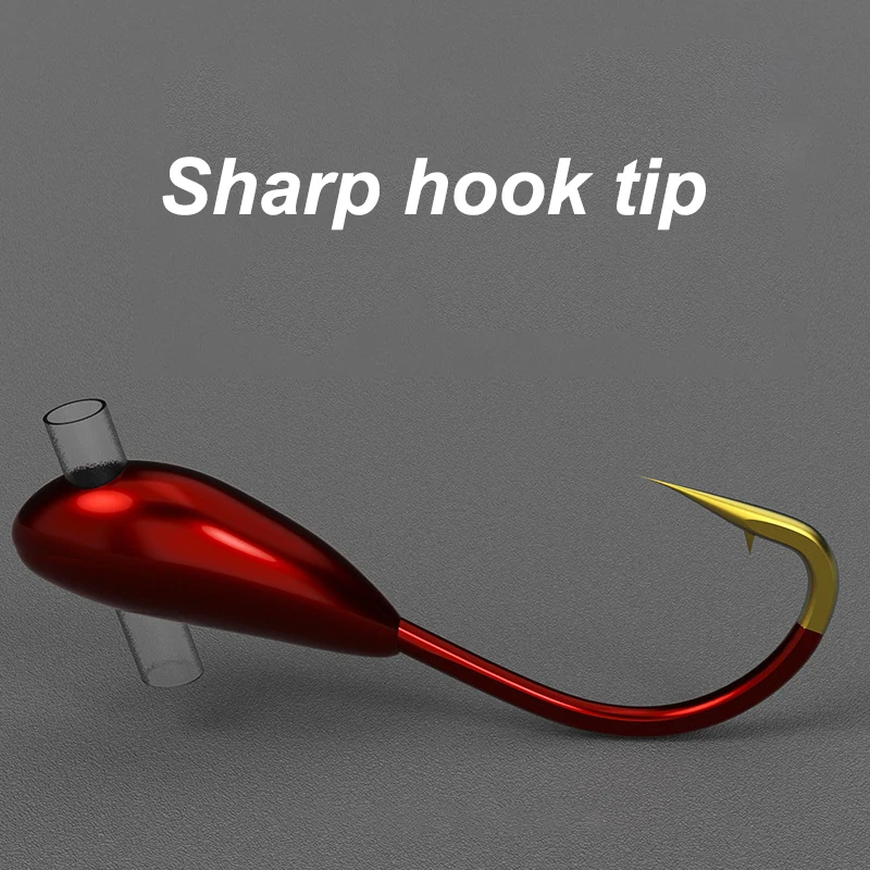 10/20PCS Winter Ice Fishing Ho - Fishing Hook Barbless recension och pris