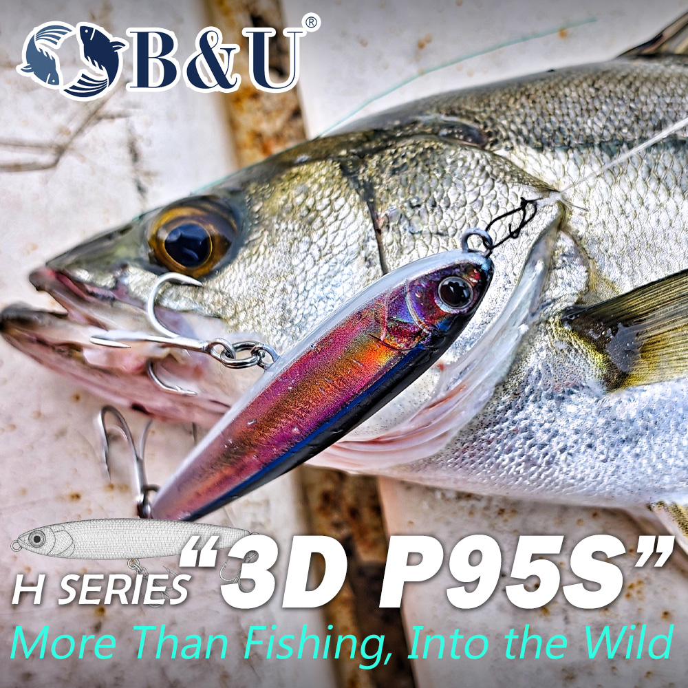 B&U Sinking Pencil Fishing Lur - Fishing Hook Treble recension och pris