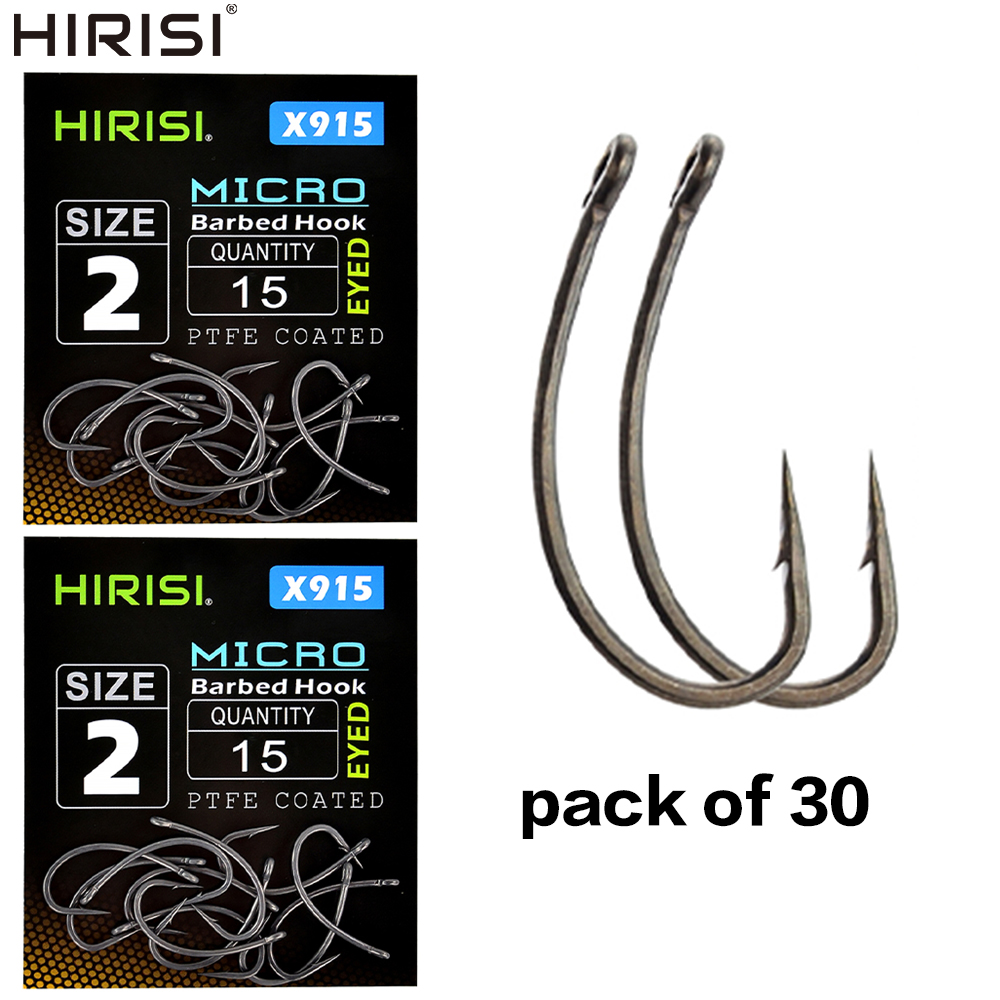Hirisi 30x Carp Fishing Hooks  - Fishing Hook Barbless recension och pris