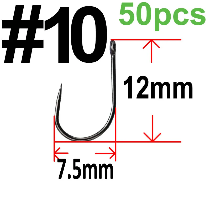 Hameçons de pêche à la carpe,  - Fishing Hook Barbless recension och pris