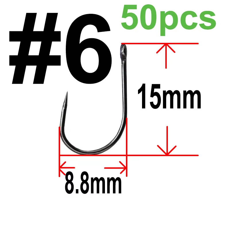 Hameçons de pêche à la carpe,  - Fishing Hook Barbless recension och pris