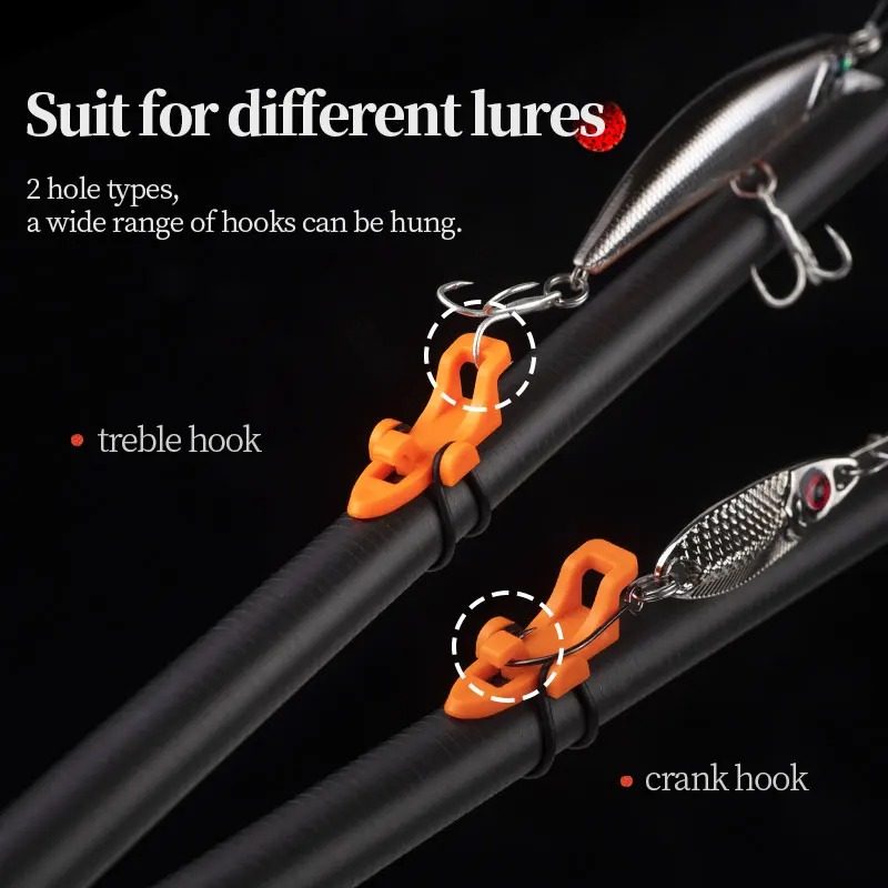 1-10pcs Fishing Rod Pole Hook  - Fishing Hook Box recension och pris