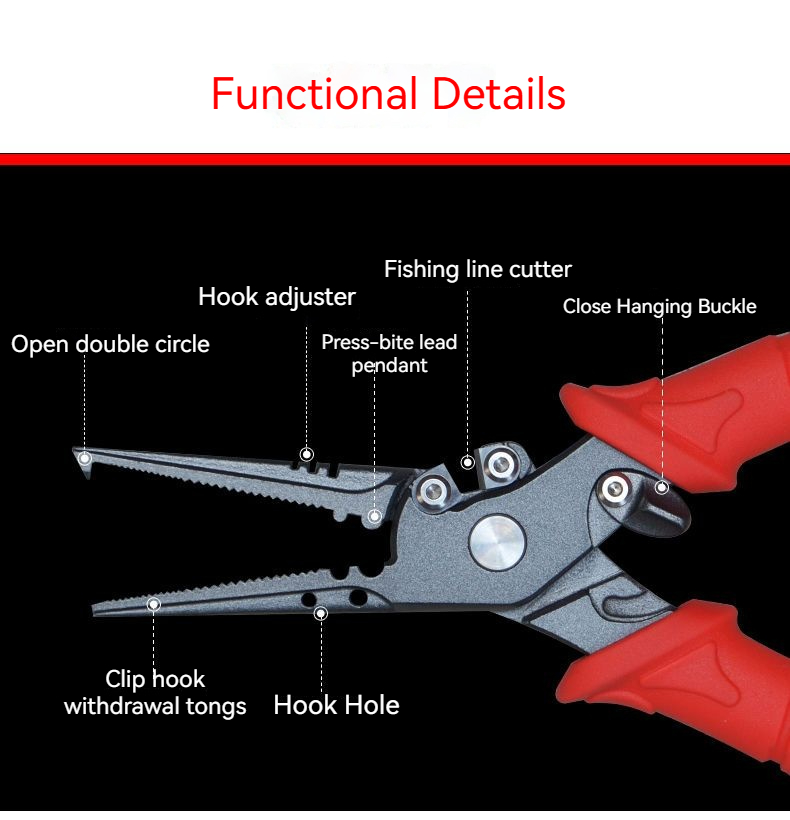 High-Precision Luya Pliers Mul - Fishing Hook Sharpener recension och pris