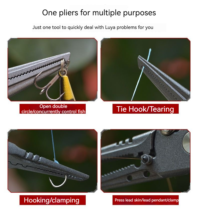 High-Precision Luya Pliers Mul - Fishing Hook Sharpener recension och pris