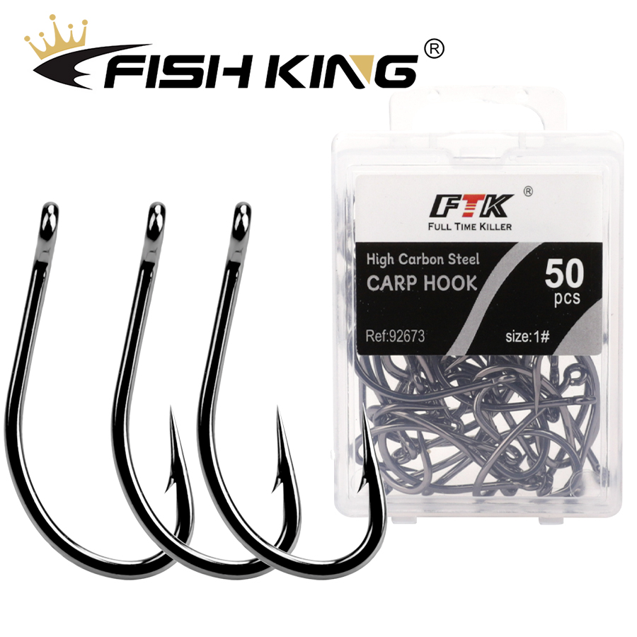 FISH KING High Carbon Steel 50 - Fishing Hook Circle recension och pris