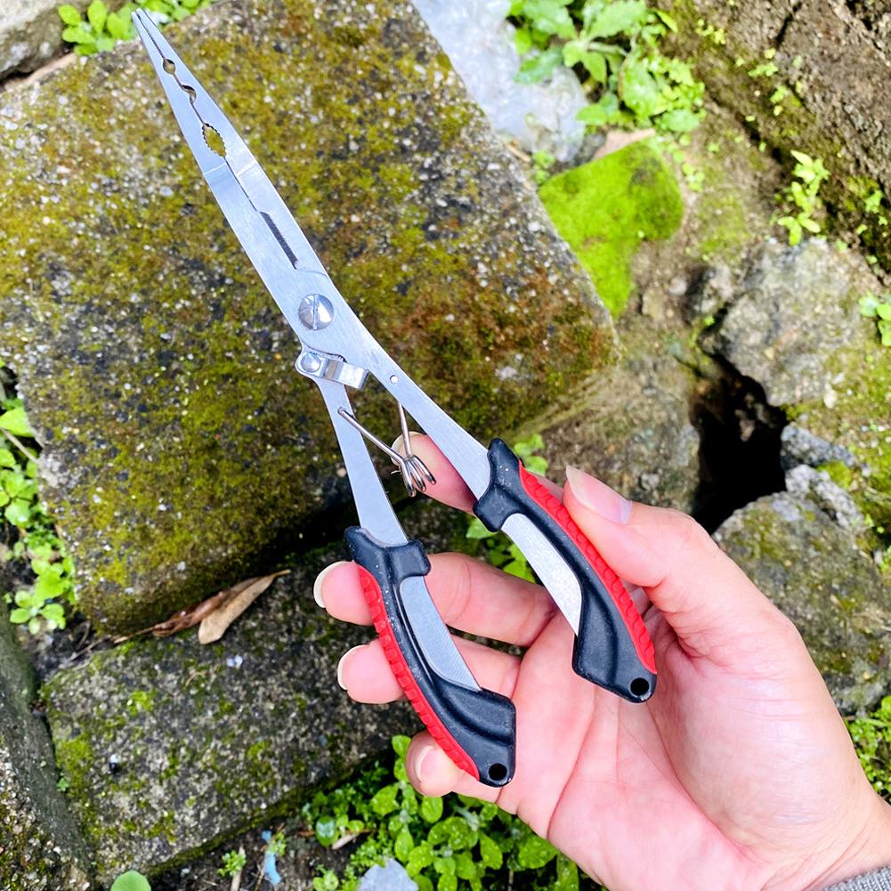 Stainless Steel Fishing Pliers - Fishing Hook Sharpener recension och pris