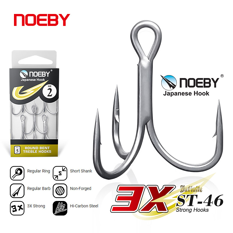 Noeby High Carbon Steel Fishin - Fishing Hook Barbless recension och pris