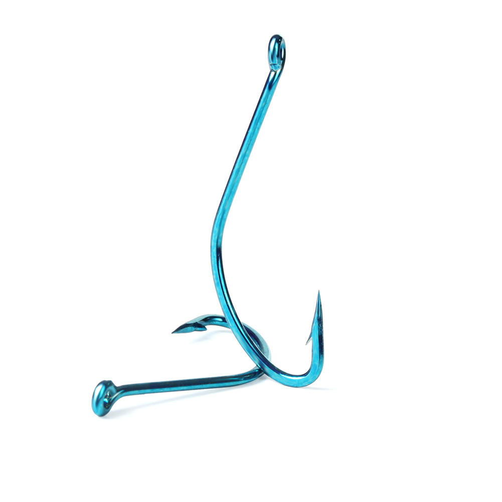 10pcs 2#-15# Blue High Carbon  - Fishing Hook Circle recension och pris