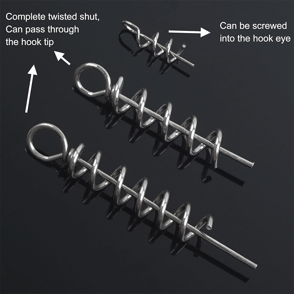 50Pcs Spring Twist Lock Fishin - Fishing Hook Box recension och pris