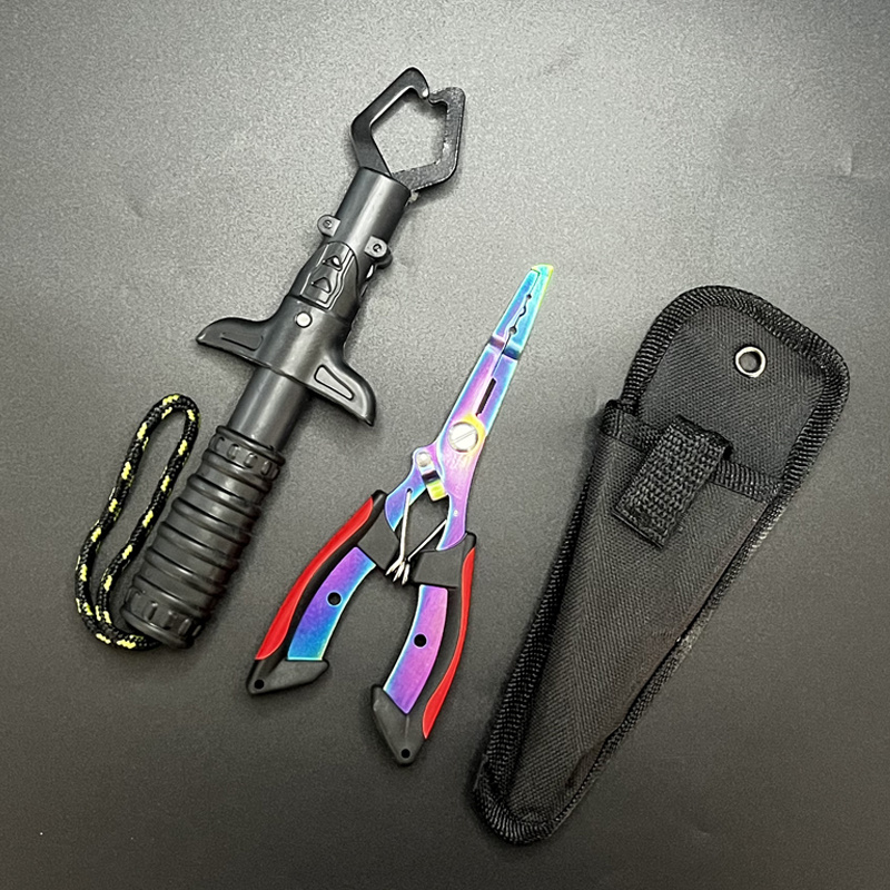 Fishing Pliers and Gripper Set - Fishing Hook Sharpener recension och pris