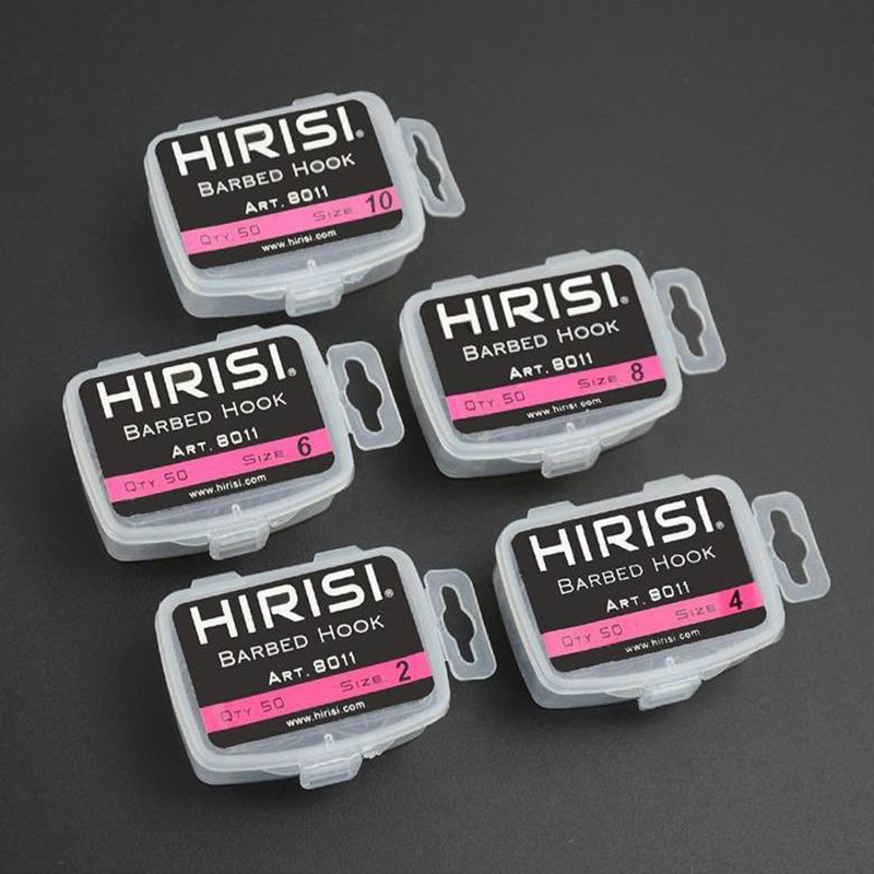 New Hirisi 50pcs Boxed Hooks B - Fishing Hook Box recension och pris