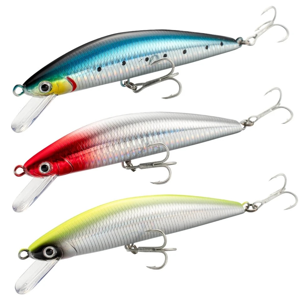 Fishing Lure Sinking Minnow 13 - Fishing Hook Treble recension och pris