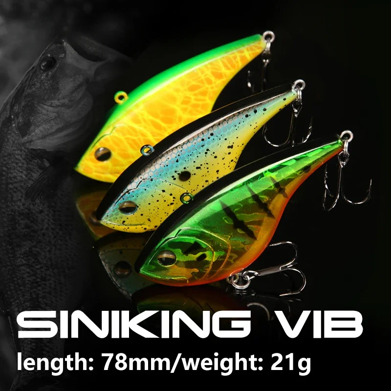 21g/78mm VIB Fishing Lure Arti - Fishing Hook Treble recension och pris