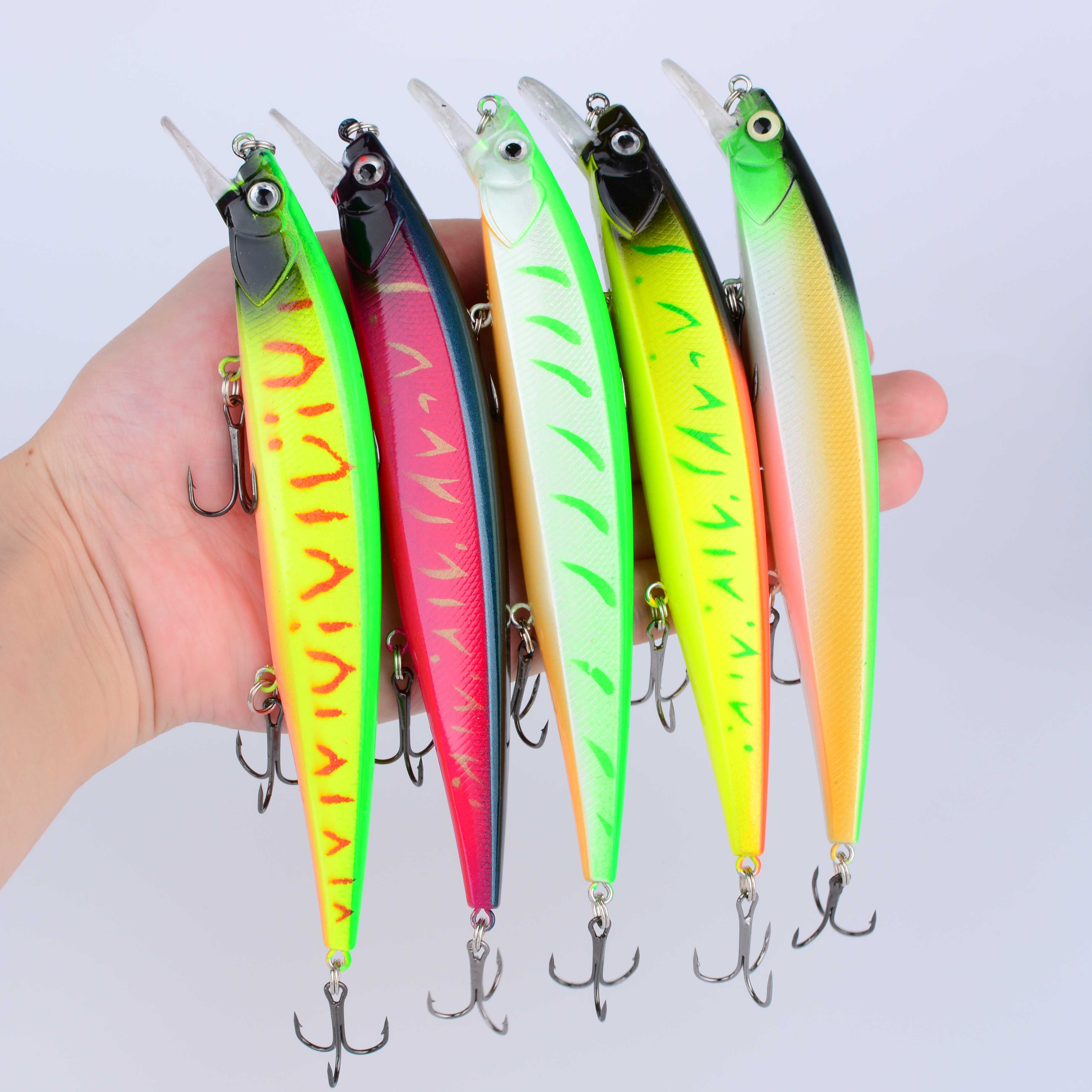 1pc 14cm/20g Plastic Simulatio - Fishing Hook Treble recension och pris